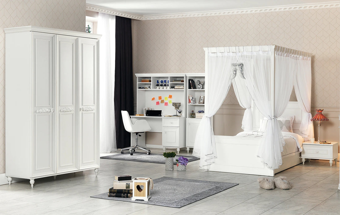 Découvrez l'Ensemble de Meuble de Chambre Ado Moderne ANGEL Fille Garçon