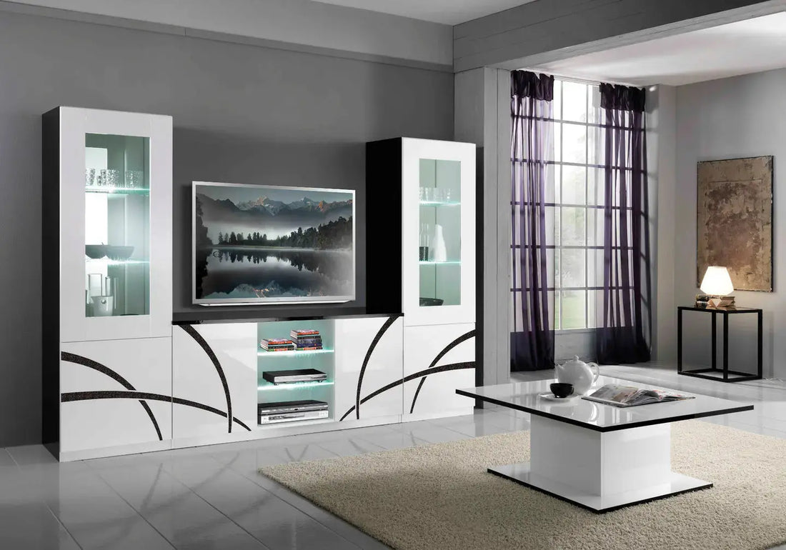 Meuble TV & Mur TV | Design, LED et Rangement Pratique