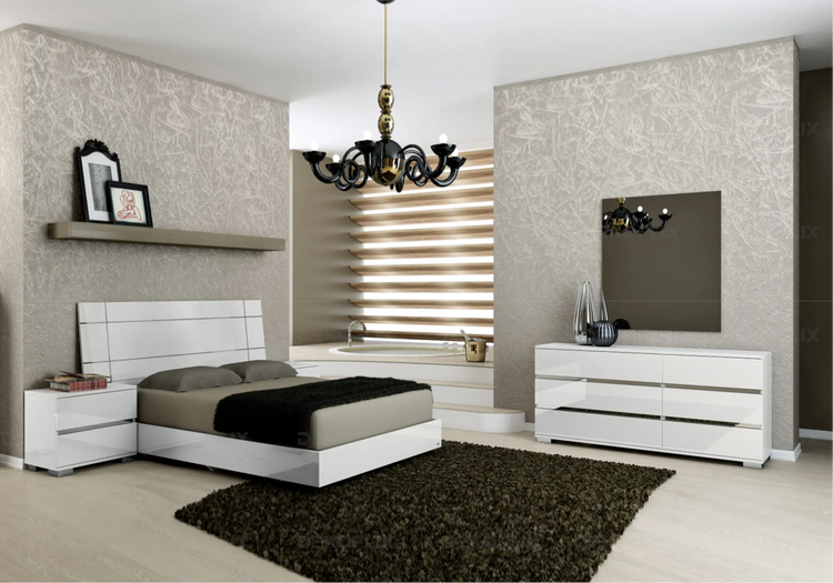 Collection-Dream-Bois-blanc-brillant-de-haute-qualité-Status-Italy DEKOFLIX