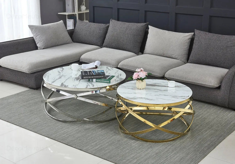 Table-basse-pieds-dorés-et-argentés-Design-chic DEKOFLIX