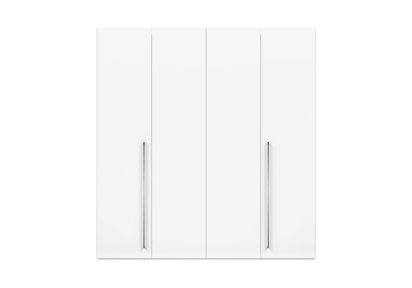 Armoire Blanche Laquée Élégante – Modèle Luna - DEKOFLIX