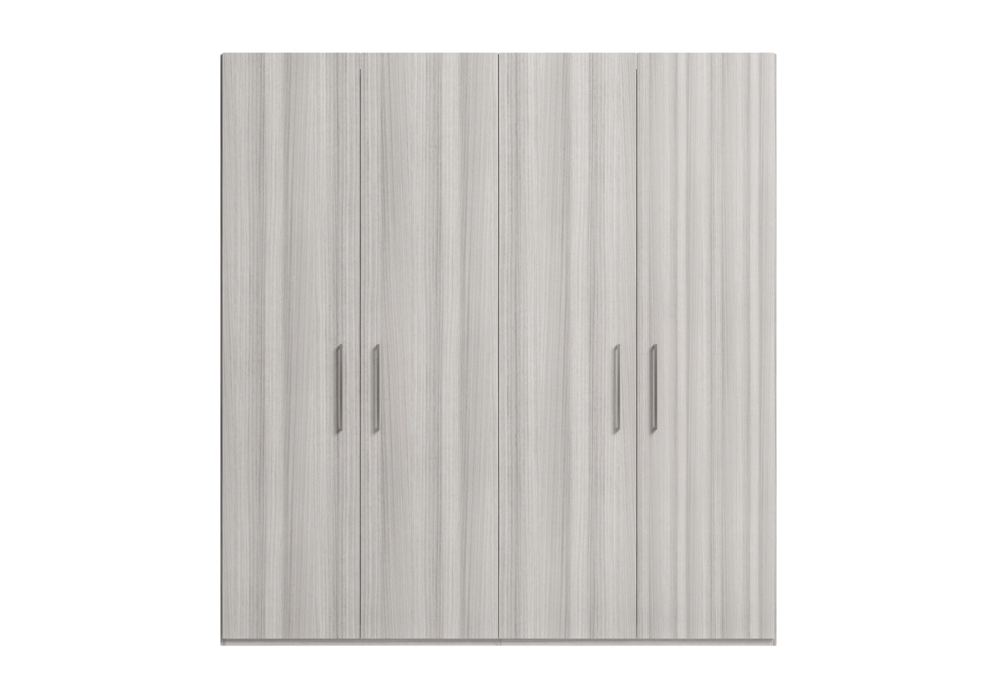 Armoire Gris Argent – Élégance Fonctionnelle Collection Mia - DEKOFLIX