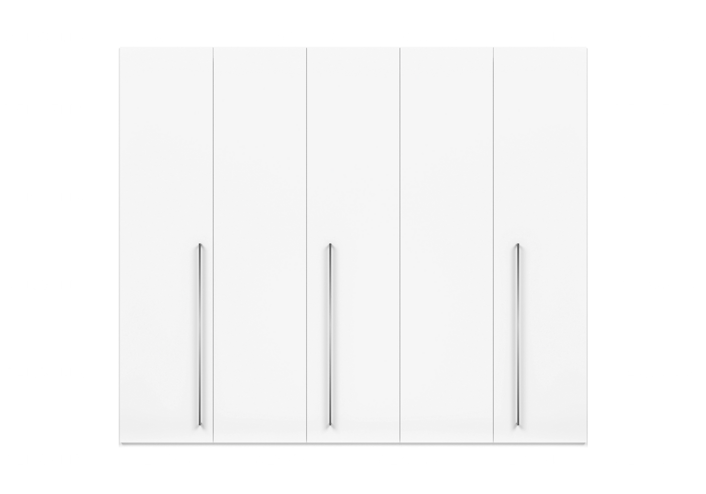 Armoire Blanche Laquée Élégante – Modèle Luna - DEKOFLIX