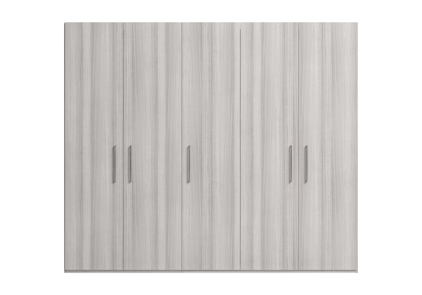 Armoire Gris Argent – Élégance Fonctionnelle Collection Mia - DEKOFLIX