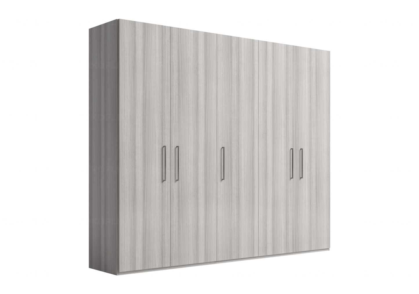 Armoire Gris Argent – Élégance Fonctionnelle Collection Mia - DEKOFLIX