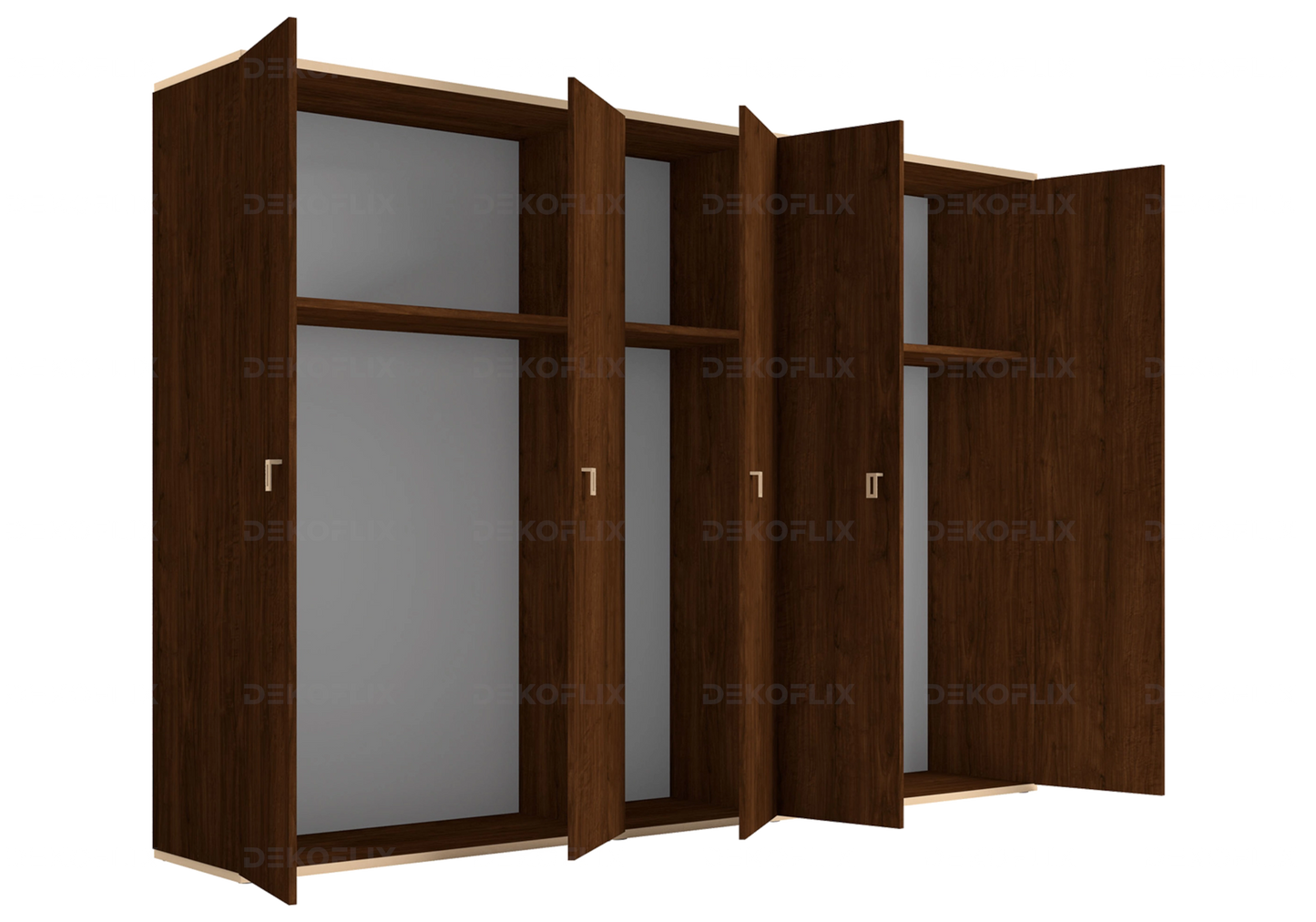 Armoire Bois Noyer Design – Collection Eva