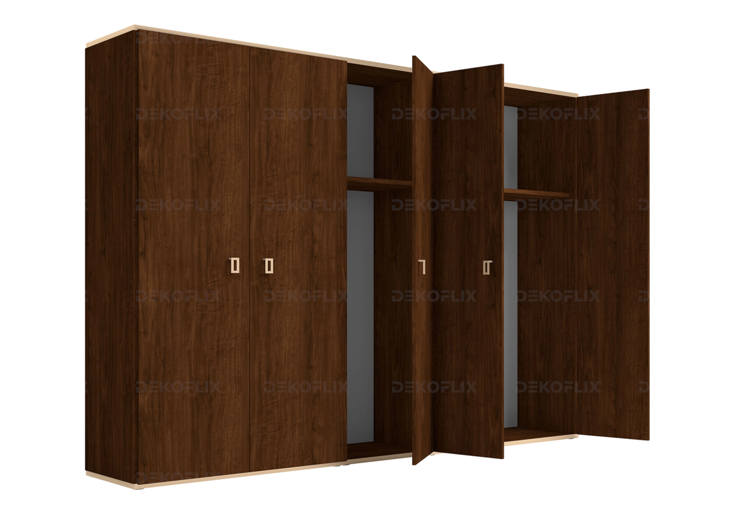 Armoire Bois Noyer Design – Collection Eva