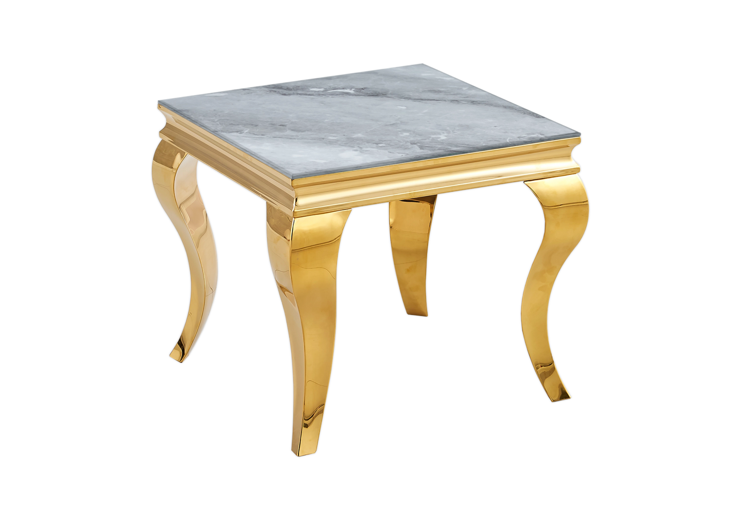 Console design marbre gris pied doré – NEO