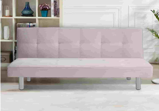 Banc convertible gris chromé ANTHA - DEKOFLIX