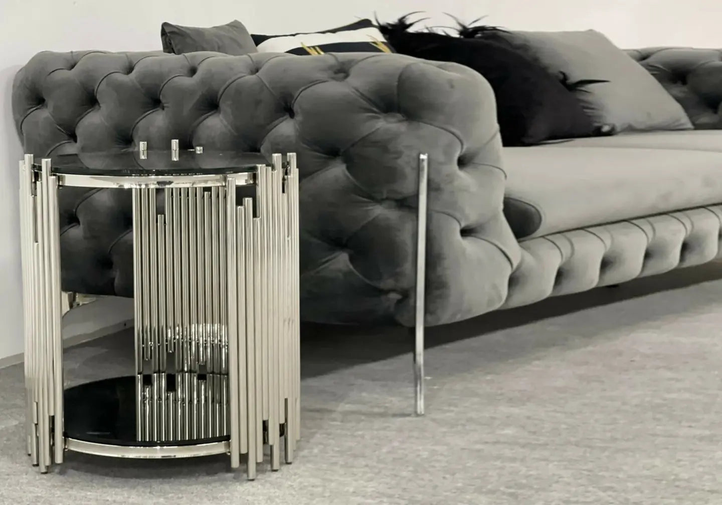 Bout canapé design noir ÈVE New Design