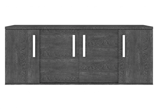 Buffet Bouleau Gris Design Contemporain – Sarah Bois Laqué Status