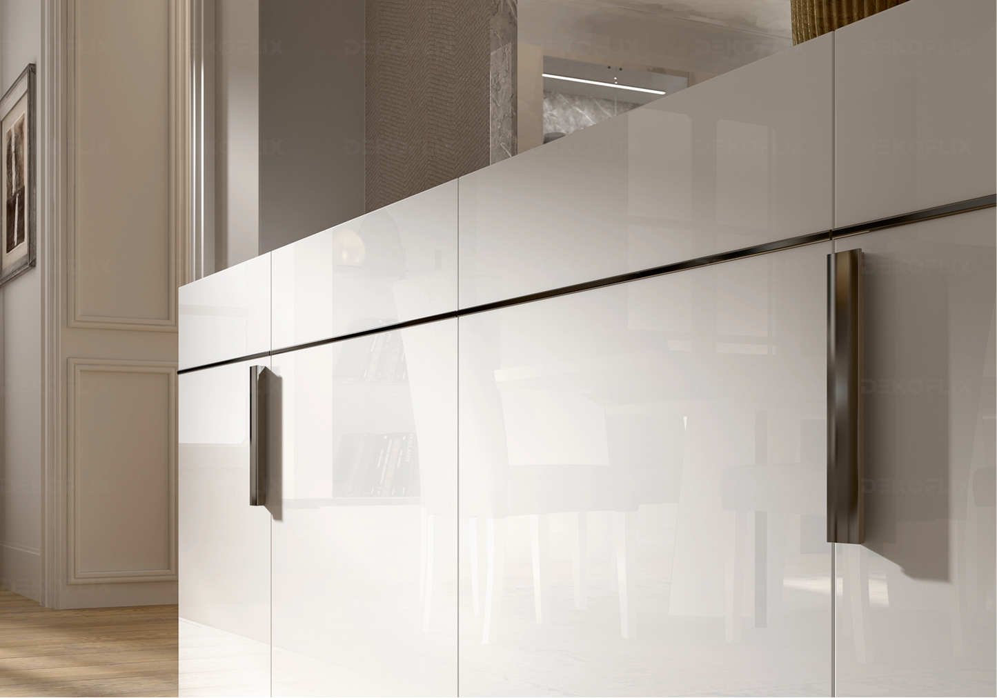 Buffet Blanc Moderne pour Salle à Manger - Collection Mara