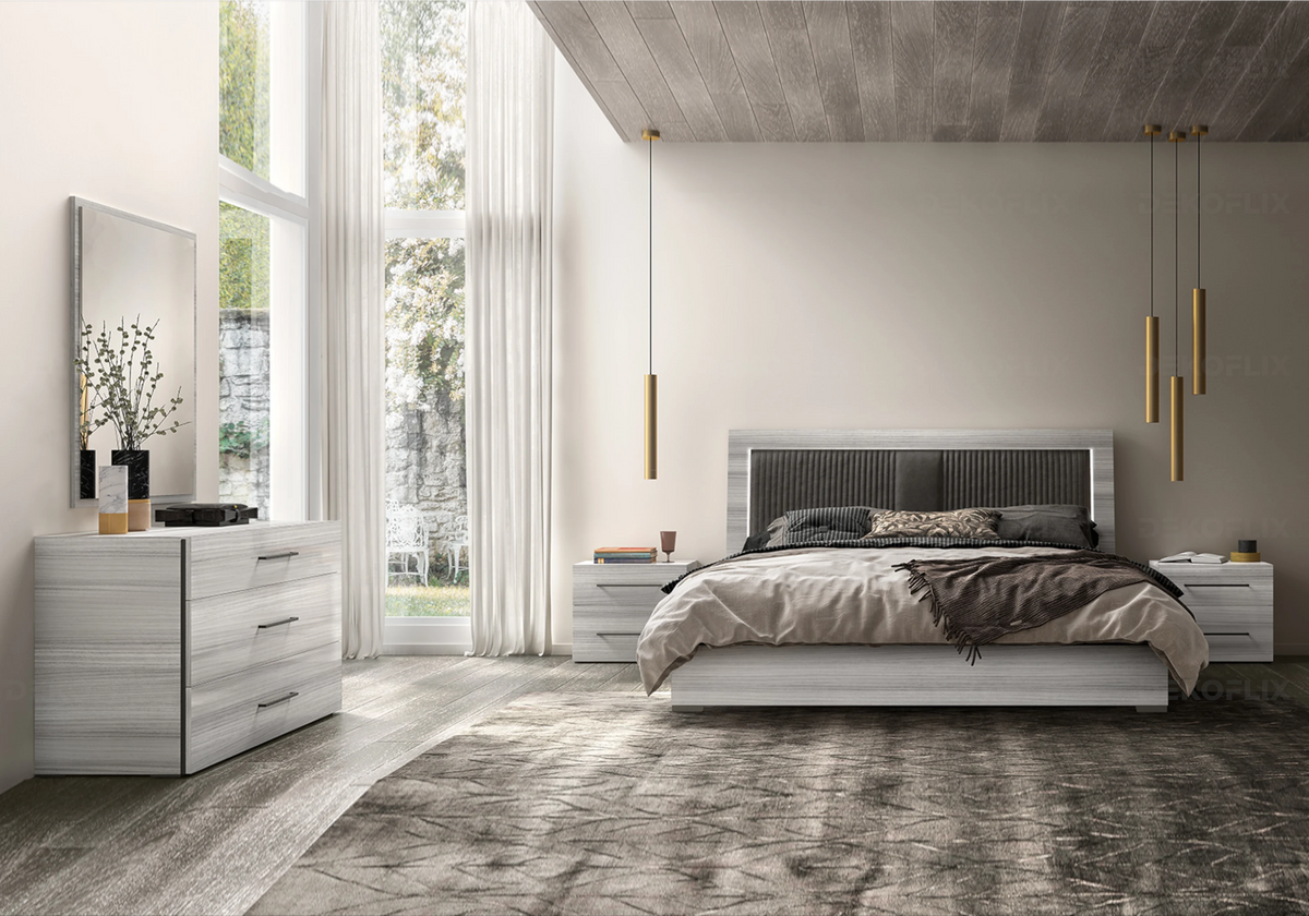 Miroir Gris Argent – Finition Élégante Collection Mia - DEKOFLIX