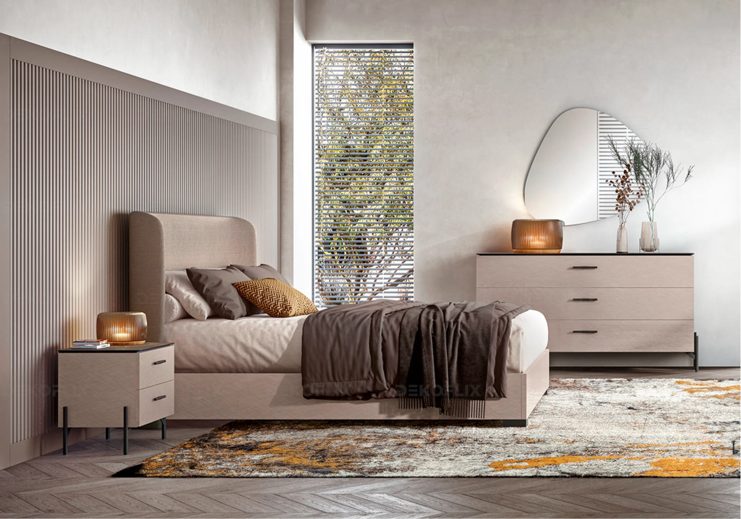 Miroir design italien organique asymétrique – Magic