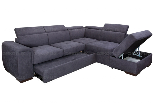 Canapé angle convertible beige ZEYD New Design