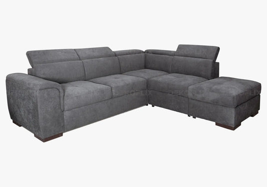 Canapé angle convertible gris ZEYD New Design