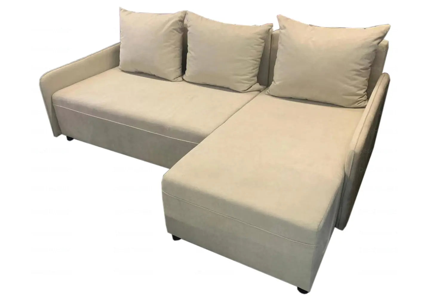 Canapé angle convertible-lit bleu STELY New Design