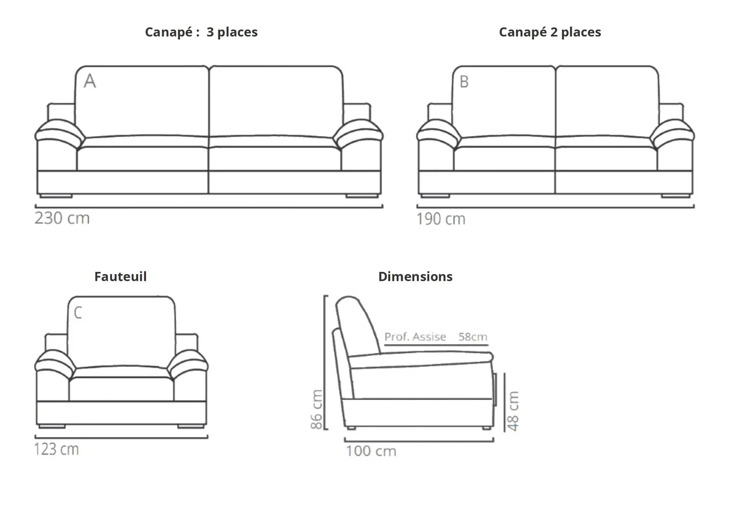 Canapé angle design cuir blanc CLÉO Made in Italy