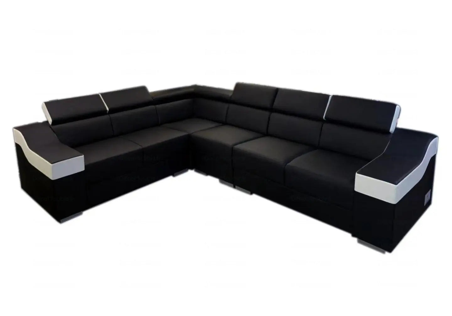 Canapé angle design noir SARA New Design
