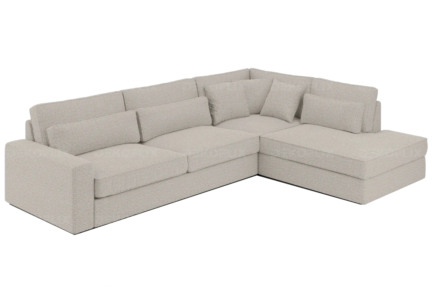 Canapé angle doudou boucle ENA New Design