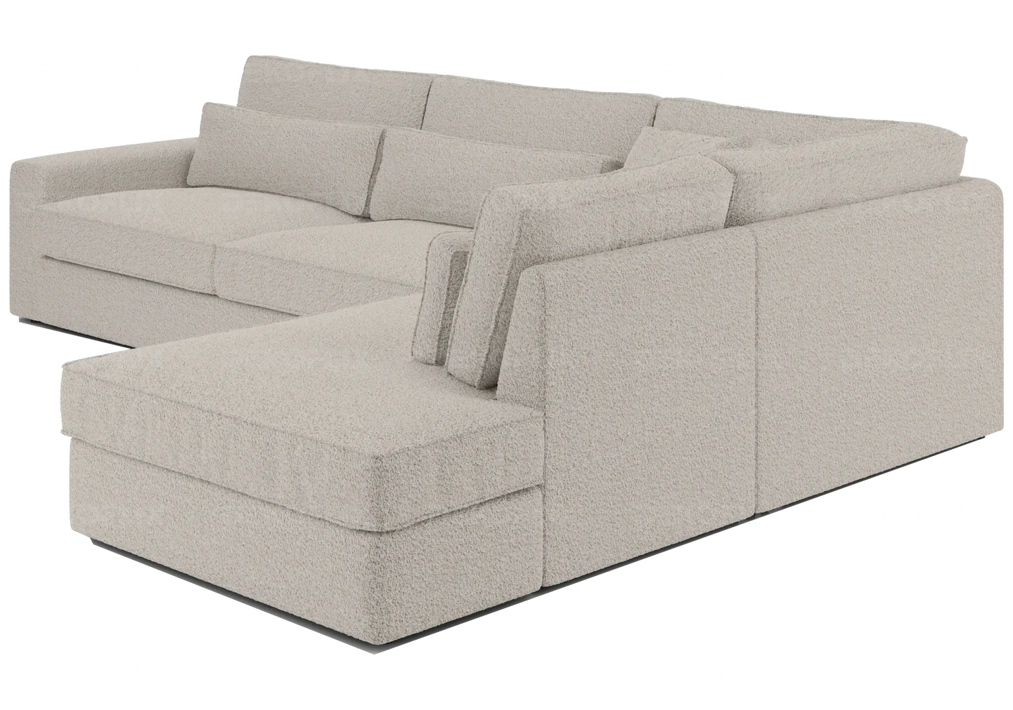 Canapé angle doudou boucle ENA New Design