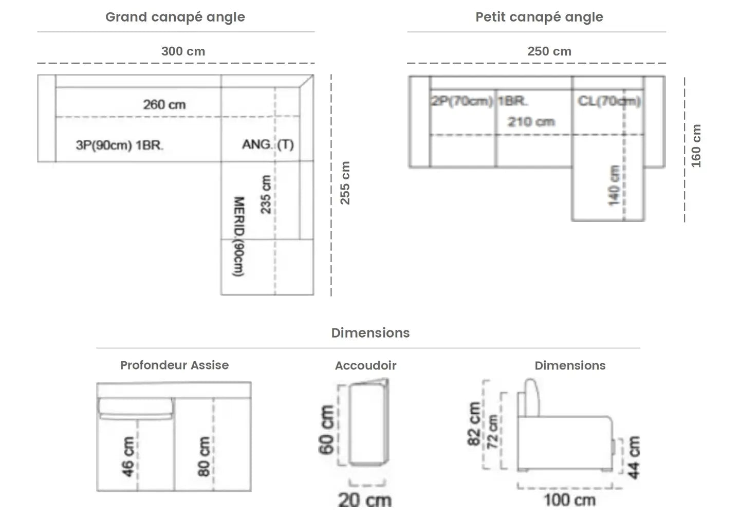 Canapé angle modulable crème SYRA Made in Italy