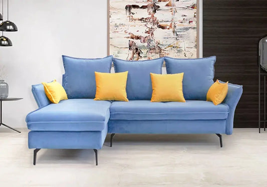 Canapé angle modulable jaune GINA Made in Italy