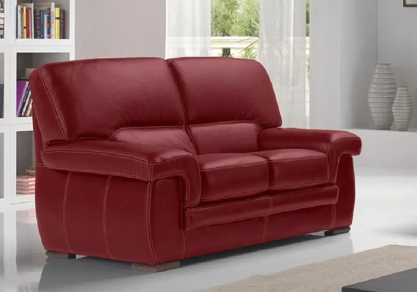 Canapé convertible cuir rouge ANIS Made in Italy