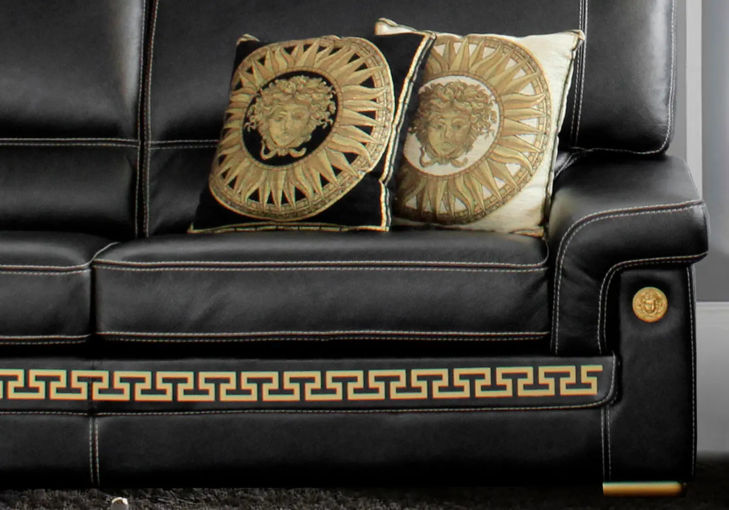 Canapé cuir buffle versace ZEUS S.T. Italy