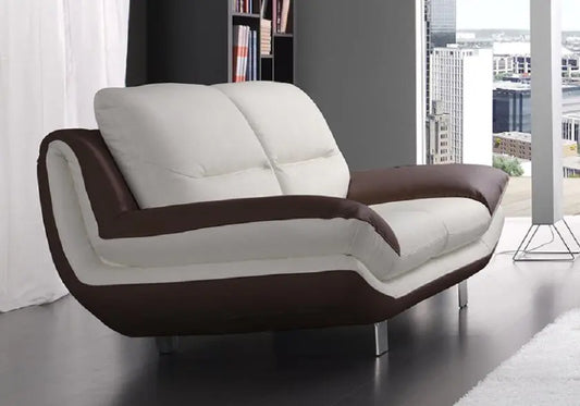 Canapé cuir design blanc choco BEA Made in Italy