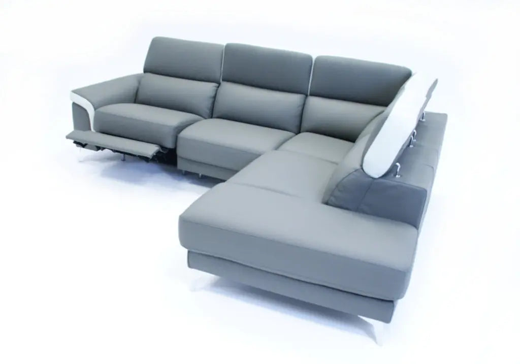 Canapé modulable angle relax noir FELIA Made in Italy