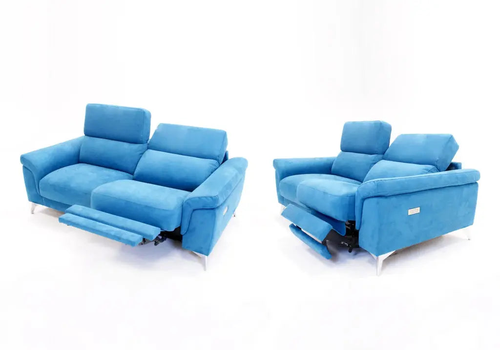 Canapé modulable relax bleu FELIA Made in Italy