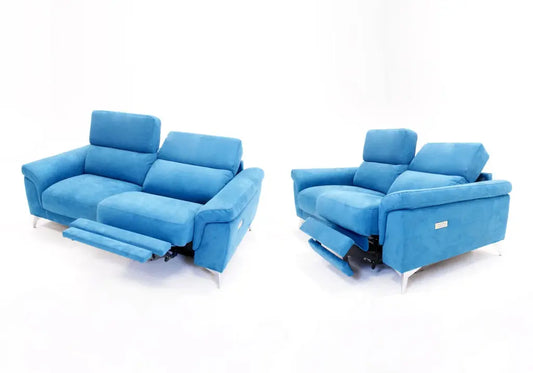 Canapé modulable relax bleu FELIA Made in Italy