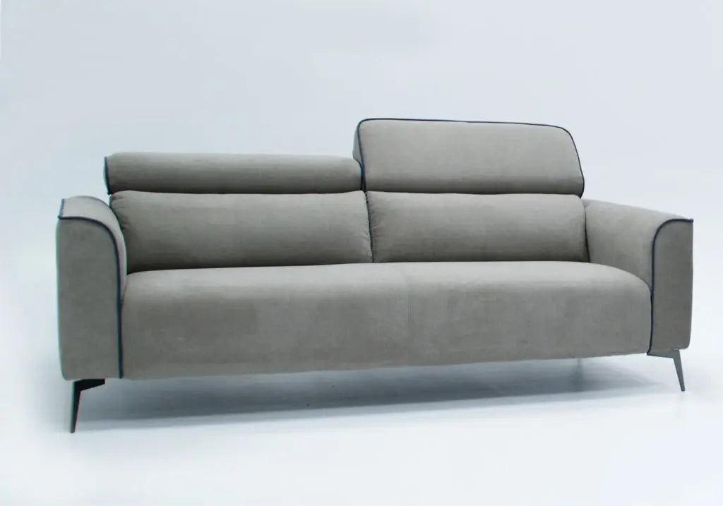 Canapé modulable tissu gris FLORA Made in Italy