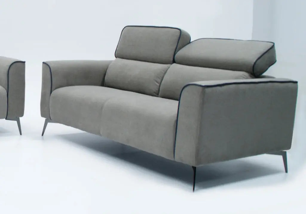 Canapé modulable tissu gris FLORA Made in Italy