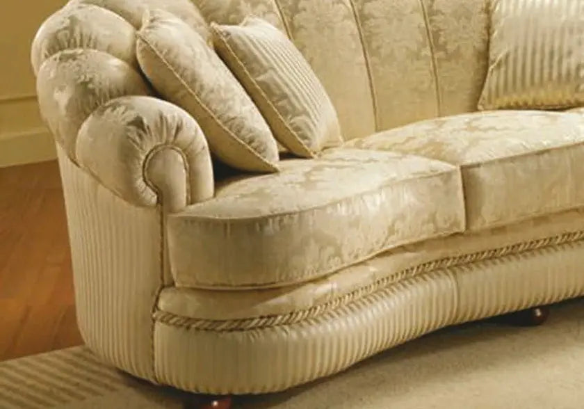 Canapé tissu crème baroque GLADY S.T. Italy