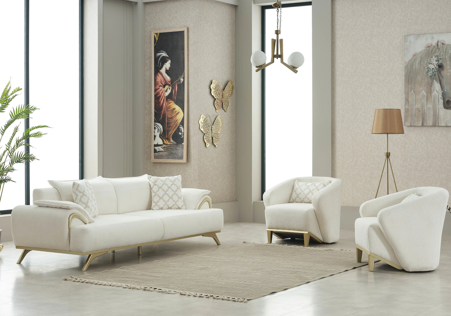 Canapé design moderne chic assise profonde – VALENZA
