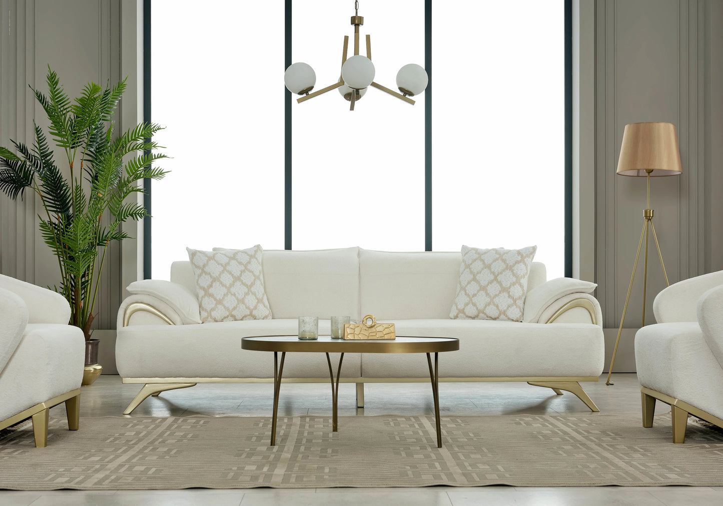 Canapé design moderne chic assise profonde – VALENZA