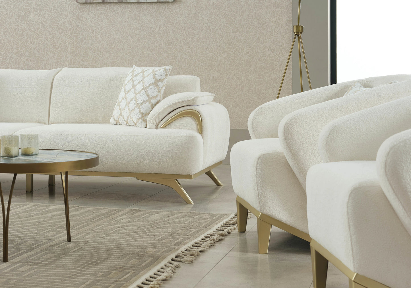 Canapé design moderne chic assise profonde – VALENZA