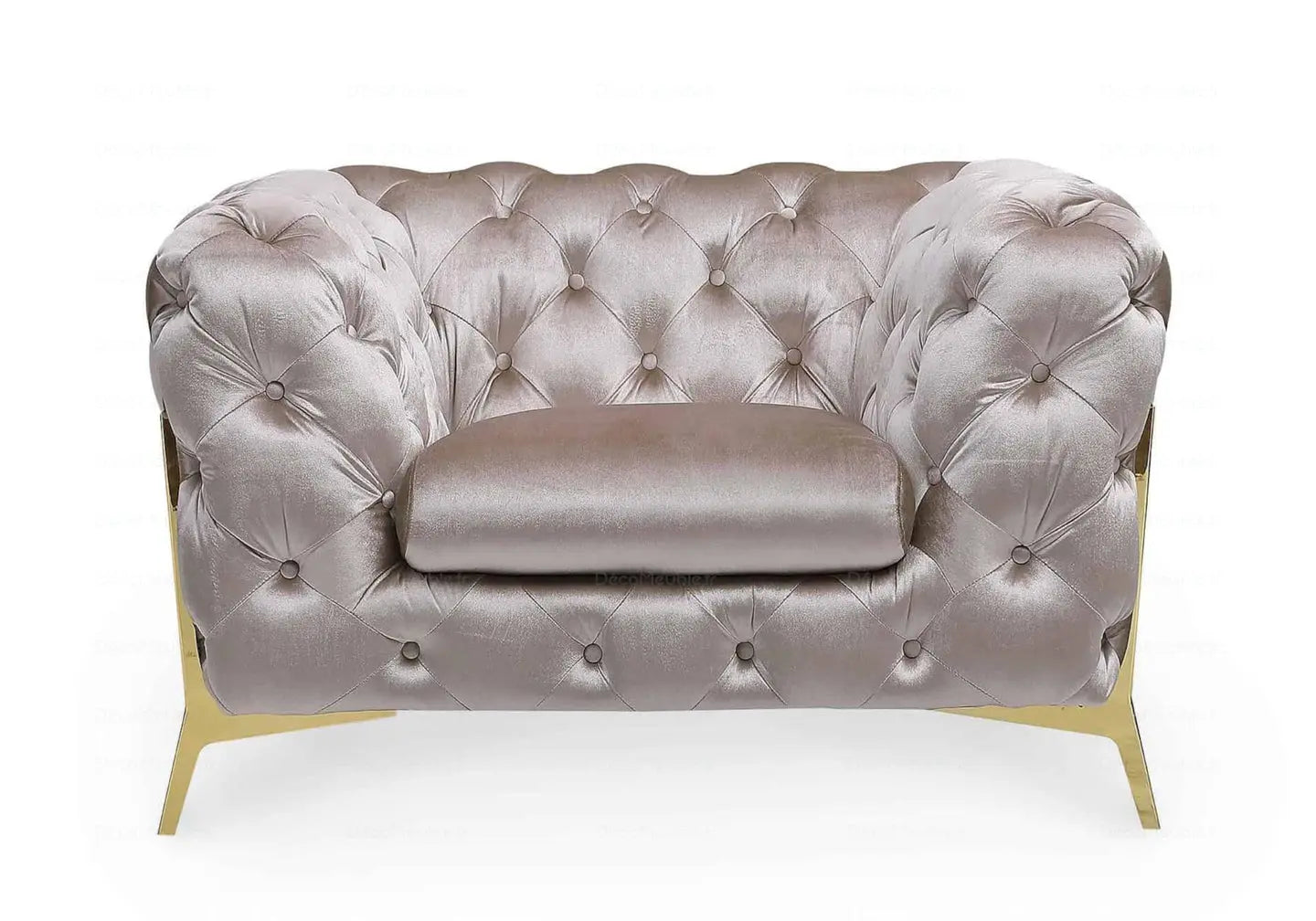 Canapés 3+2+1 chesterfield taupe PACO BM Design
