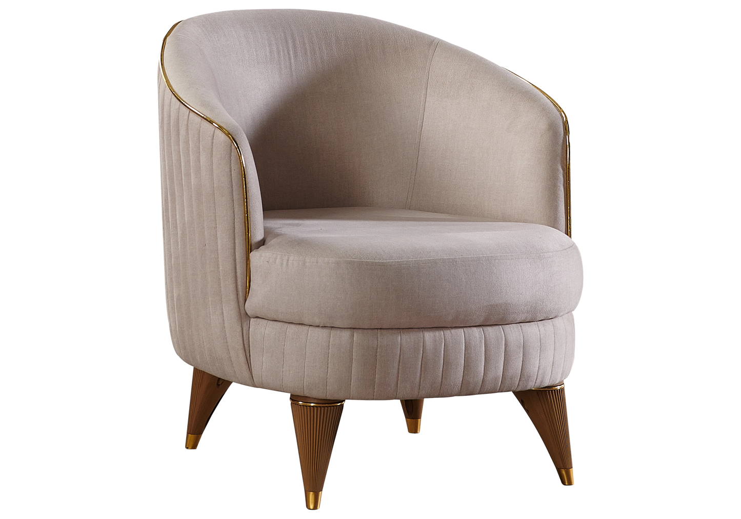 Canapé velours beige rétro convertible avec coffre – ZEBRA