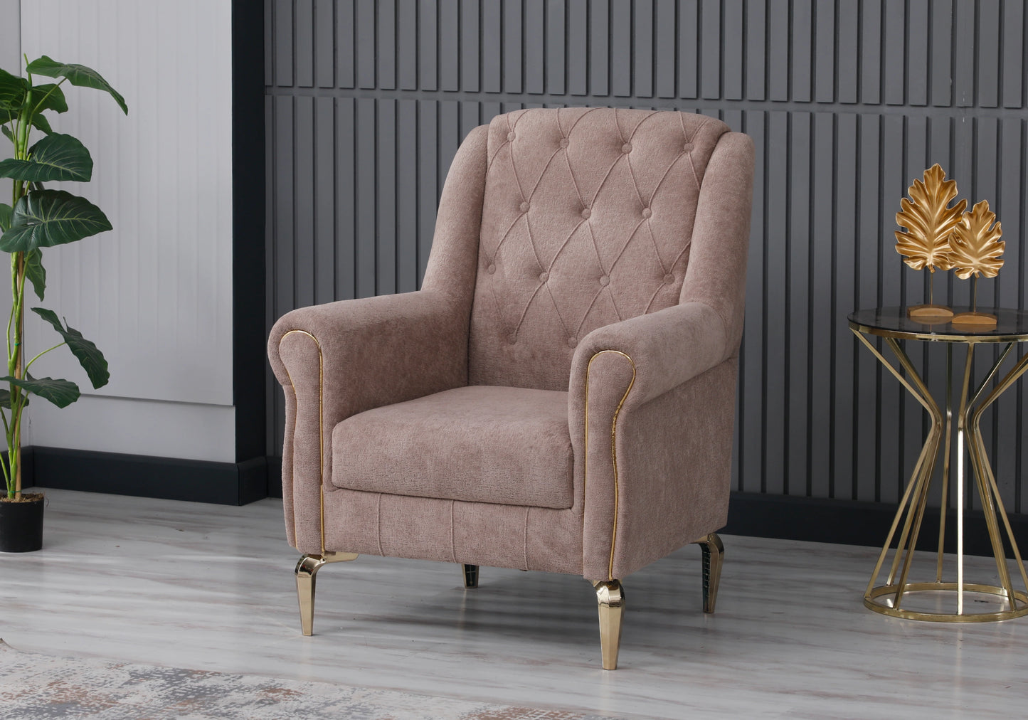 Canapé velours moka convertible coffre – PRAG
