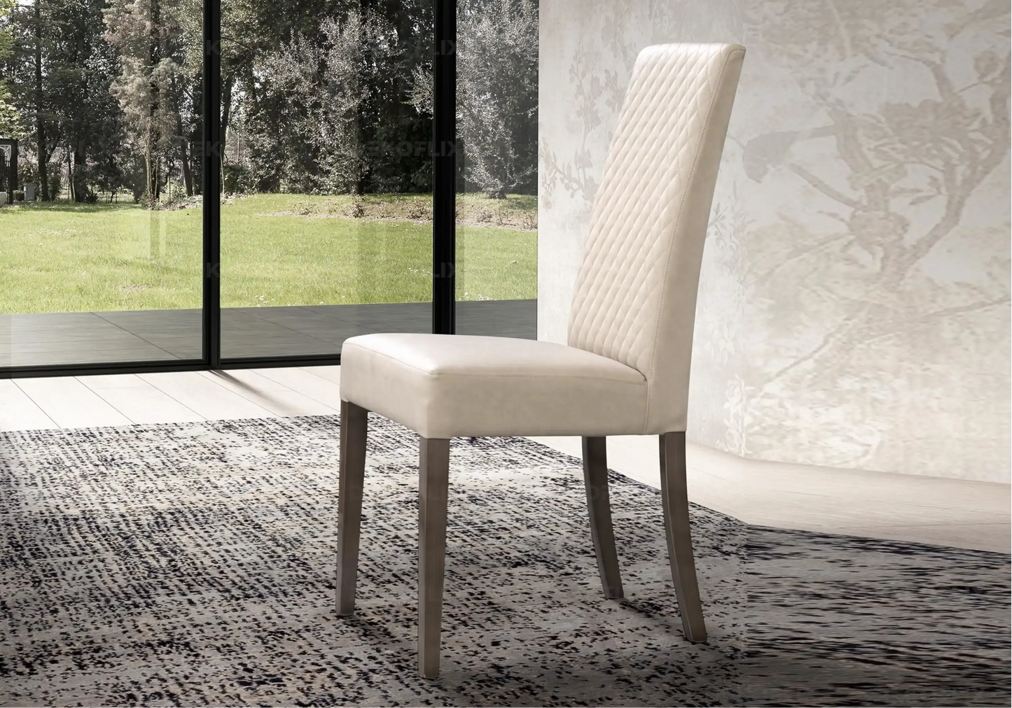 Chaise Chêne Nostalgique Design Raffiné - Collection Medea Status