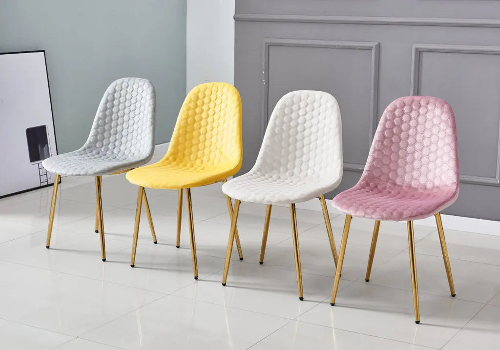 Chaise abeille dorée anthracite DRON New Design