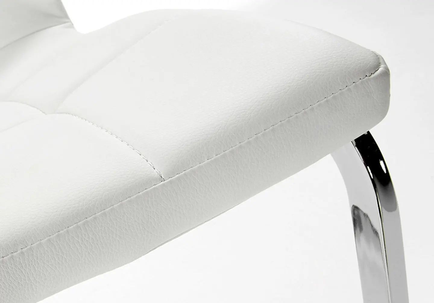 Chaise capitonné blanc SIA (lot de 6) New Design