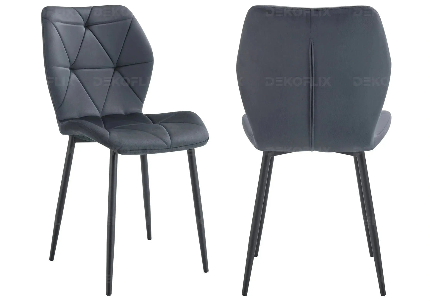 Chaise coquillage pieds noires vert sapin NAVA New Design