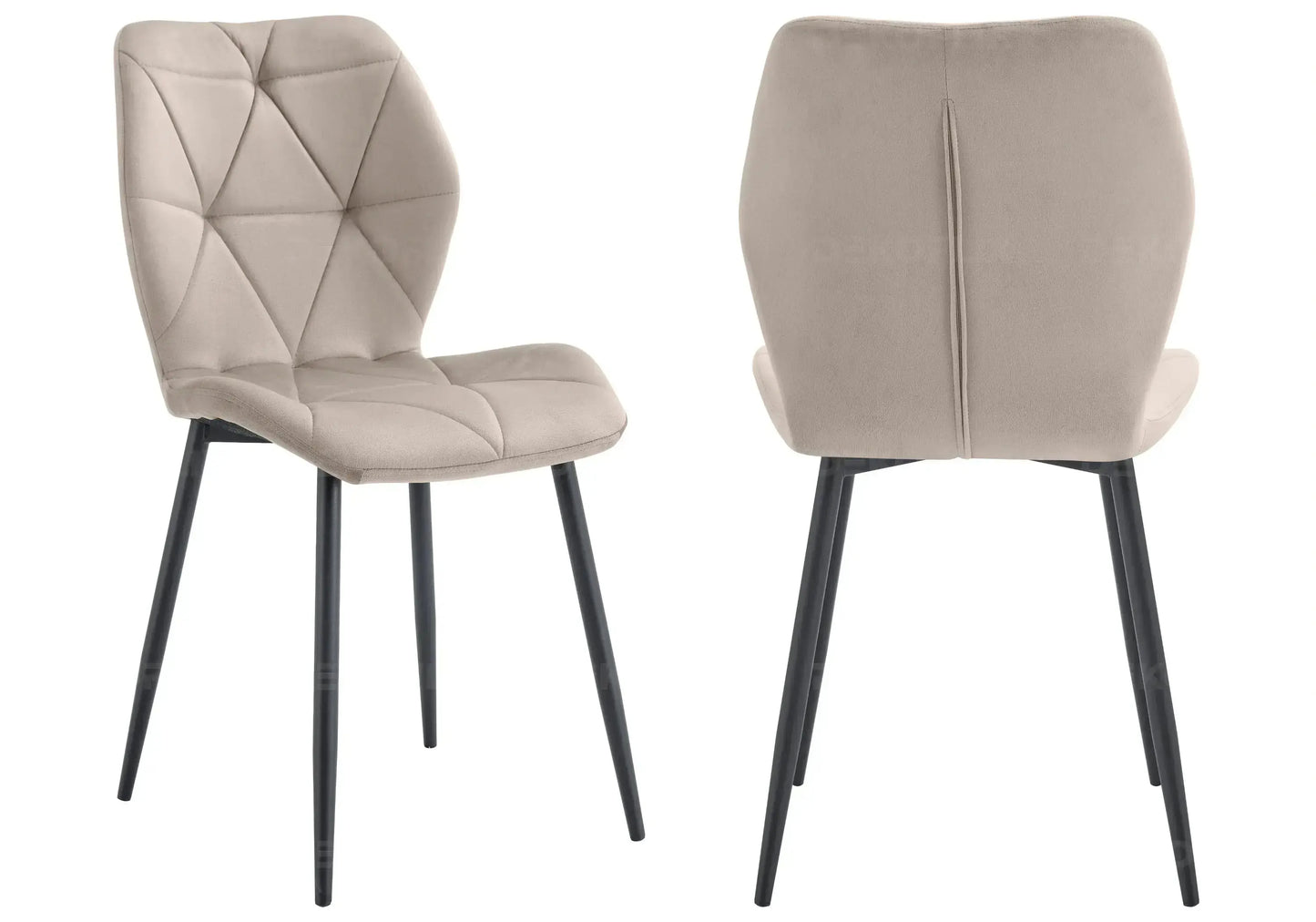 Chaise coquillage pieds noires vert sapin NAVA New Design