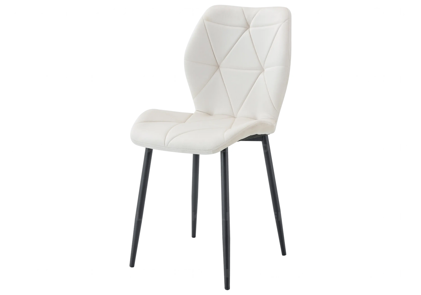 Chaise coquillage pieds noires beige NAVA New Design