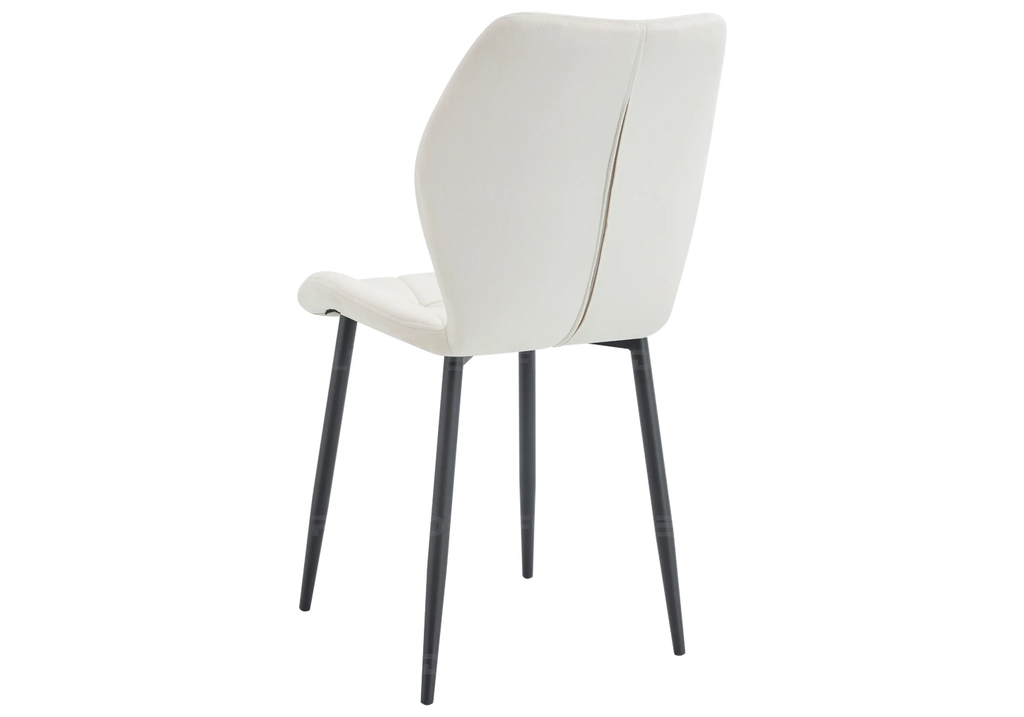 Chaise coquillage pieds noires beige NAVA New Design