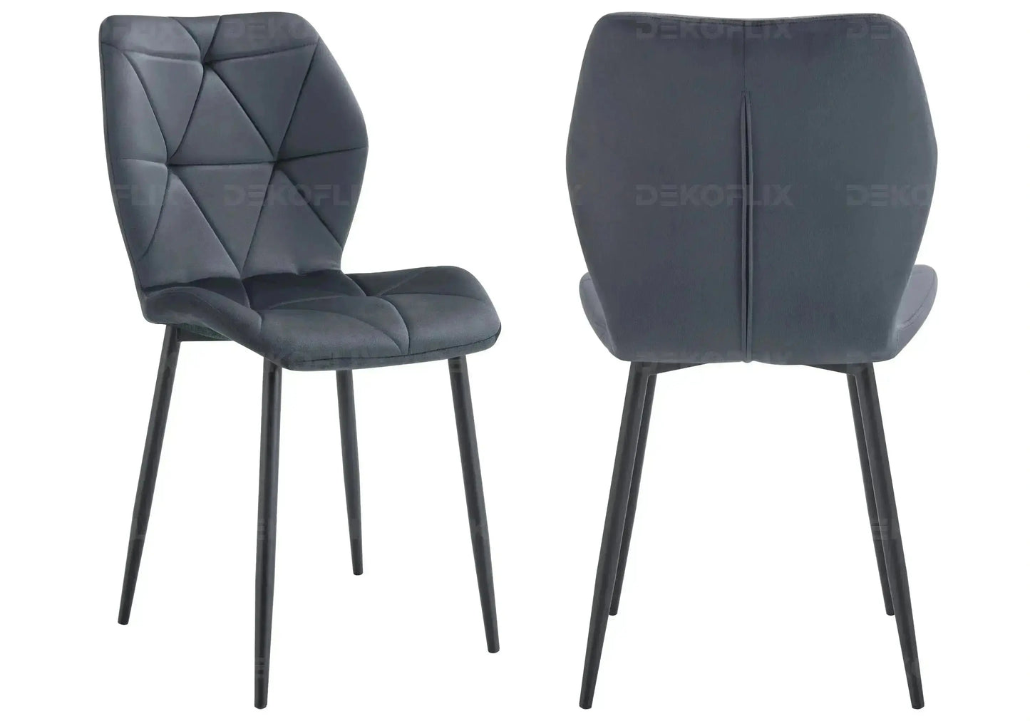 Chaise coquillage pieds noires vert sapin NAVA New Design